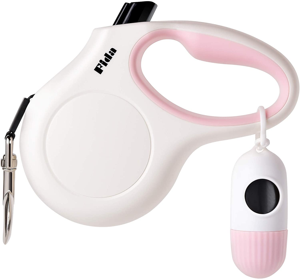 SmartWalk Retractable Dog Leash with Waste Bag Dispenser